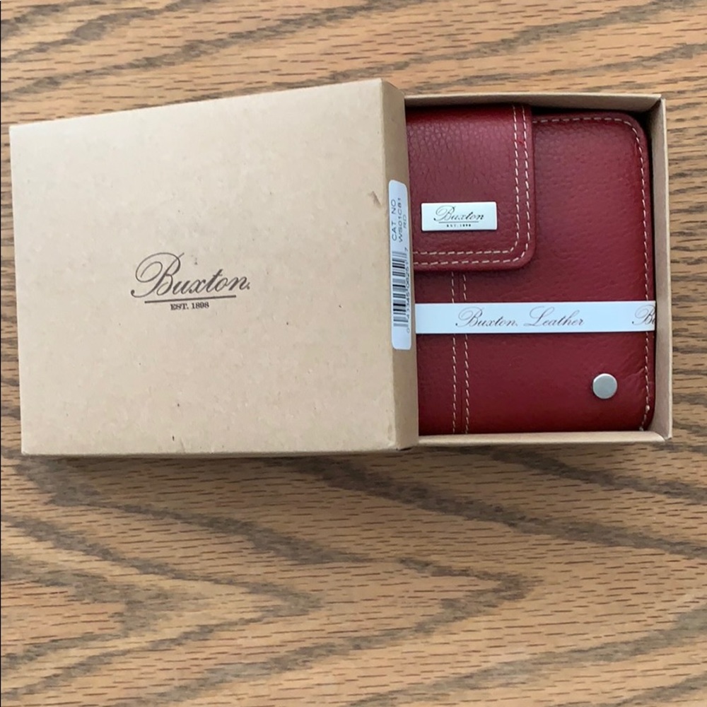 Buxton Leather Zip-Around Attaché Wallet